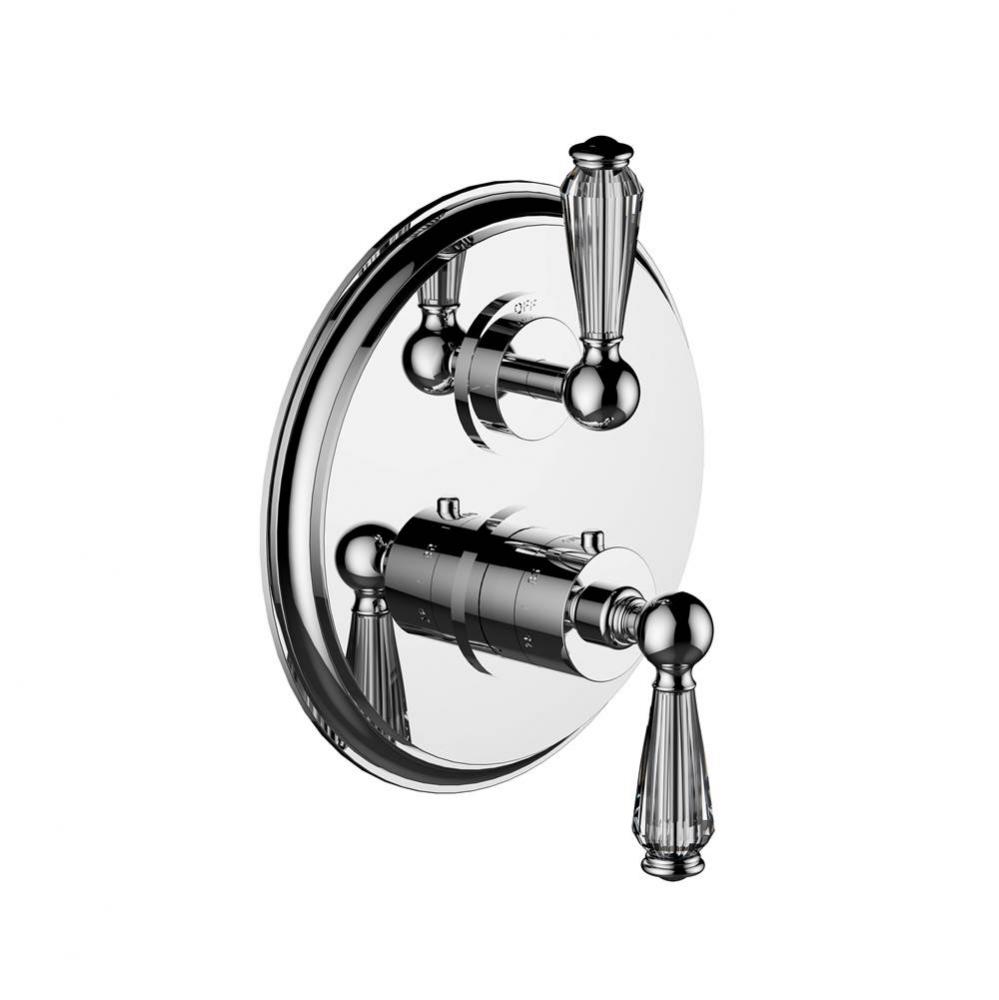1/2'' Thermostatic Trim W/ Ec Handle And Volume Control - (Uses Th-8010 Valve)