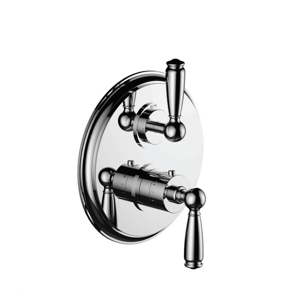 1/2'' Thermostatic Trim W/ Ey Handle And Volume Control - (Uses Th-8010 Valve)