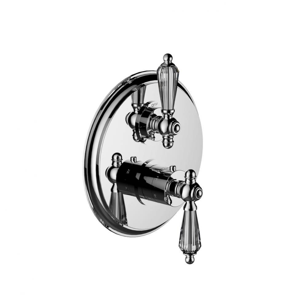 1/2'' Thermostatic Trim W/ Kc Handle And 2-Way Diverter (Non-Shared) - (Uses Th-8210 Val