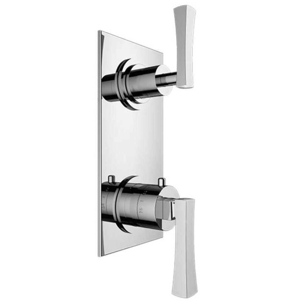 TRIM (Non-Shared Function) - 1/2'' Thermostatic Trim with Volume Control and 3-Way Diver