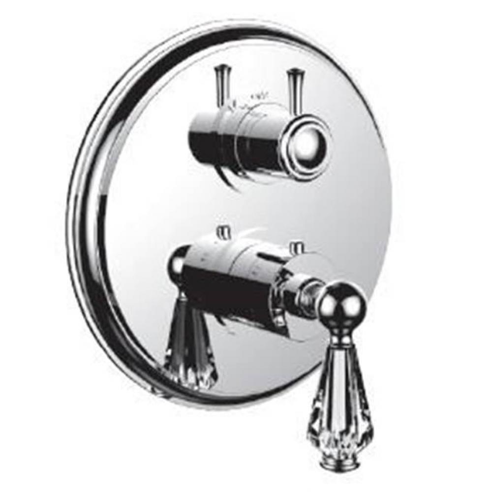 1/2'' Thermostatic Trim W/ Ec Handle And 2-Way Diverter (Shared) - (Uses Th8212 Valve)
