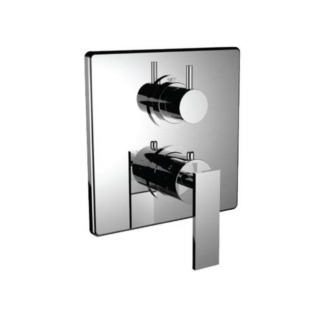 1/2'' Thermostatic Trim W/ Em Handle And 2-Way Diverter (Shared) - (Uses Th-8212 Valve)