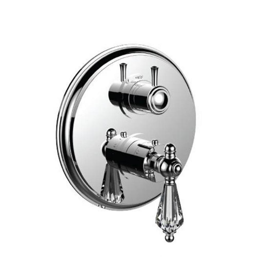1/2'' Thermostatic Trim W/ Kc Handle And 2 Way Diverter (Shared) - (Uses Th-8212 Valve)