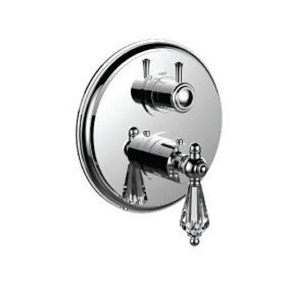 1/2'' Thermostatic Trim W/ Kc Handle And 3-Way Diverter (Shared) - (Uses Th-8313 Valve)