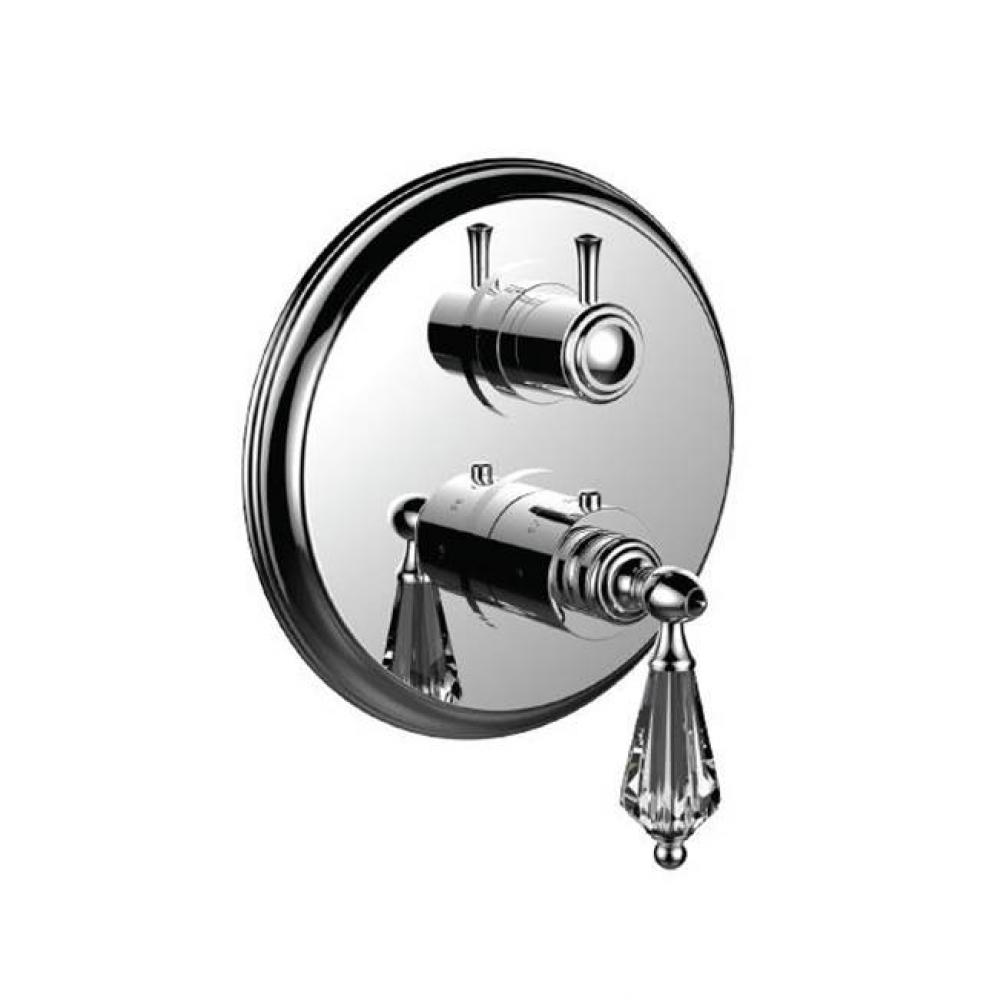 1/2'' Thermostatic Trim W/ Yc Handle And 3-Way Diverter (Shared) - (Uses Th-8313 Valve)