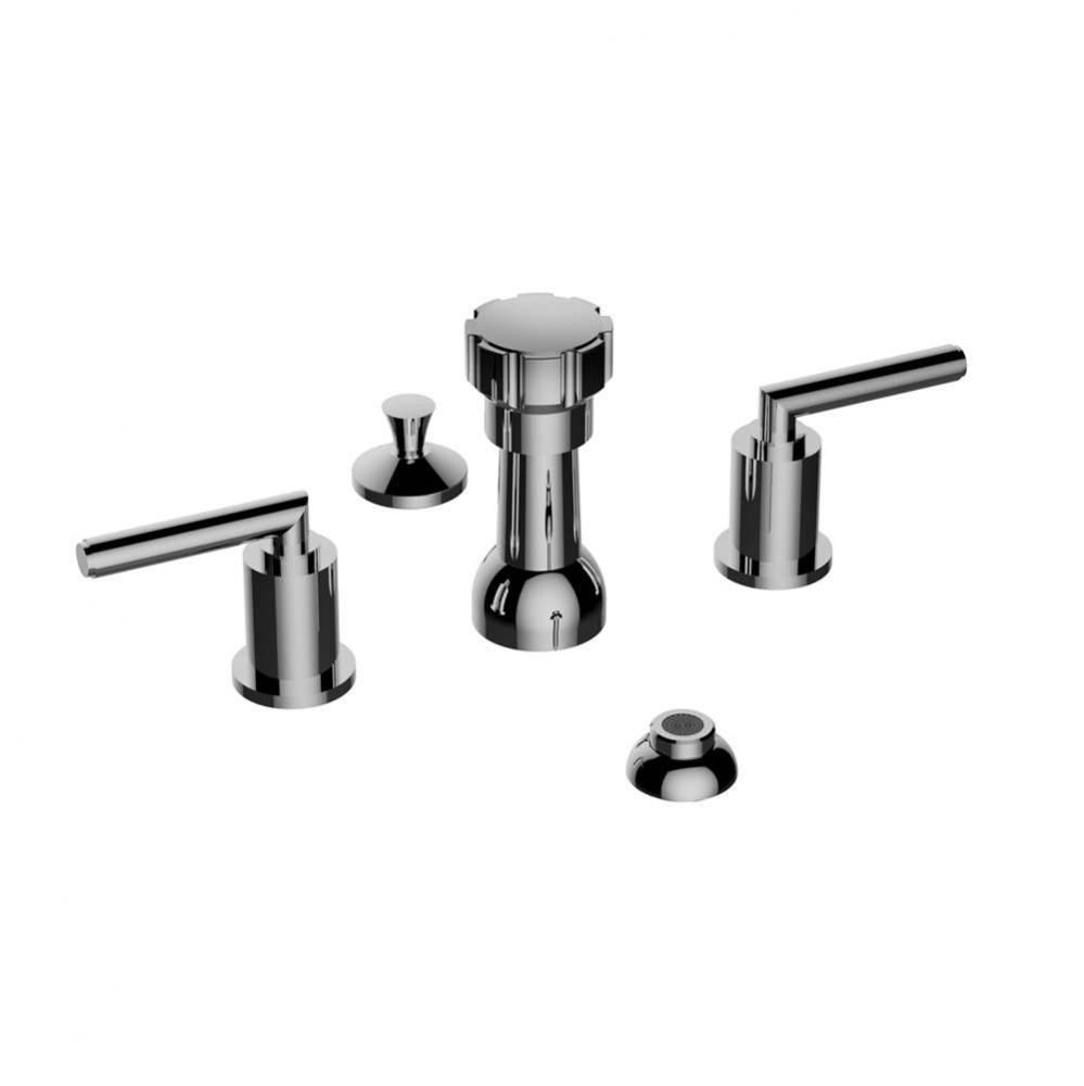 Bidet Fitting W/ Fo Handles, Includes An Integral Vacuum Breaker, Aerated Spray, 1-1/4''