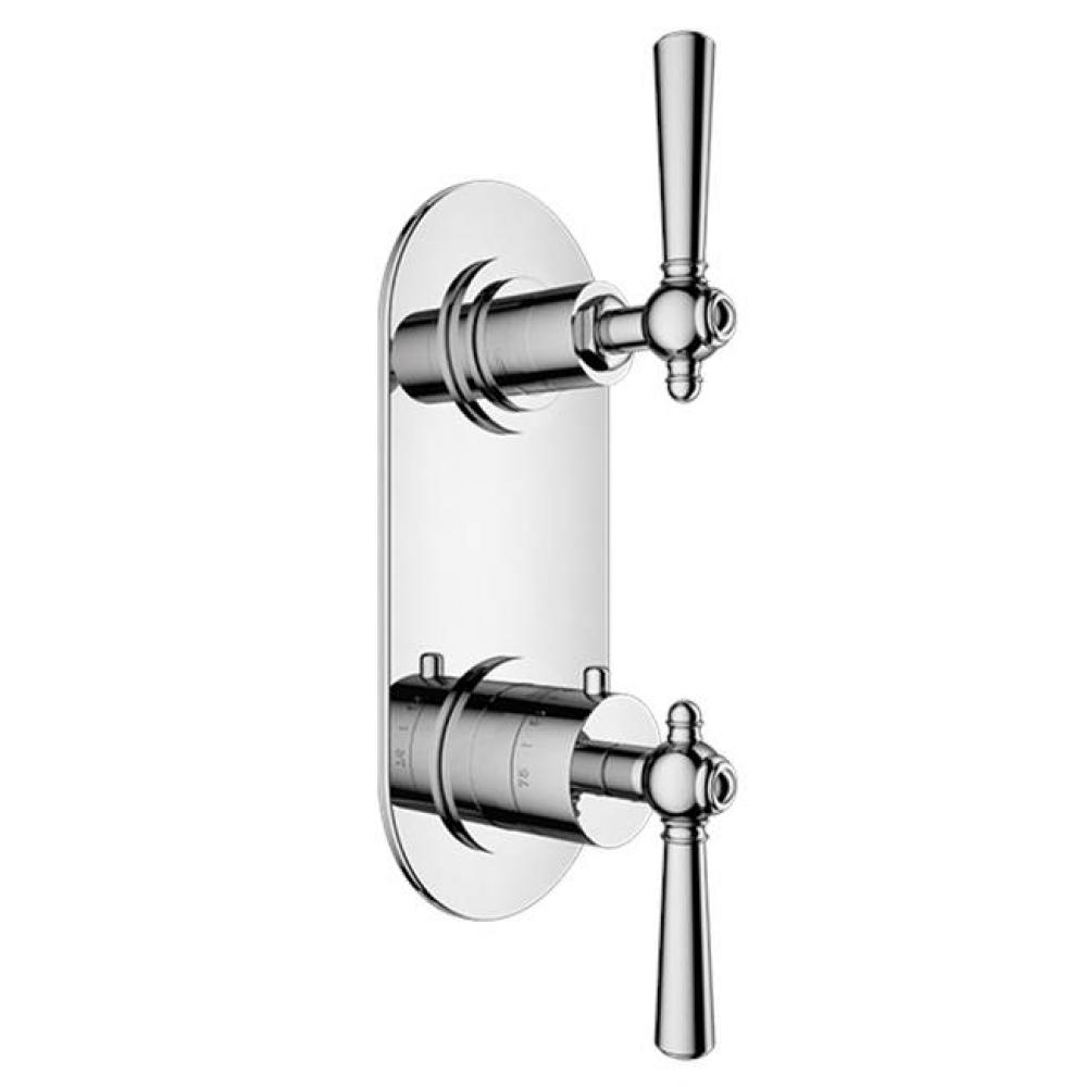 TRIM (Non-Shared Function) - 1/2'' Thermostatic Trim with Volume Control and 2-Way Diver