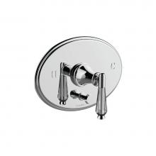 Santec 2335HC10-TM - Pressure Balance Tub/Shower - Trim Only W/ Hc Swarovski Crystal Handle