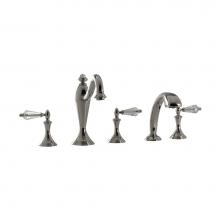Santec 2555YC10 - Roman Tub Filler Set With Hand Held Shower With ''Yc'' Handles - Rough Include