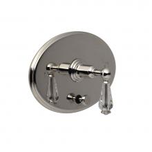 Santec 2935EC10-TM - Pressure Balance Tub/Shower - Trim Only W/ Ec Swarovski Crystal Handle