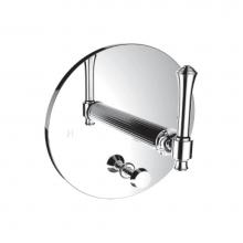 Santec 3435AT10-TM - Pressure Balance Tub/Shower - Trim Only W/ At Handle (Includes Push Button Diverter, Handle And Pl