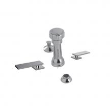 Santec 5670TF24 - Bidet Fitting W/Tf Handles (Includes 1-1/4'' Pop-Up Drain Assembly)