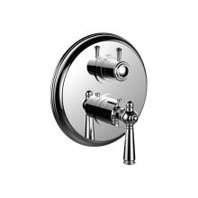 Santec 7099JP10-TM - 1/2'' Thermostatic Trim W/ Jp Handle And 3-Way Diverter (Non-Shared) - (Uses Th8310 Valv
