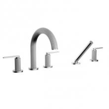 Santec 3455HO75-TM - TRIM - Roman Tub Filler with Hand Shower
