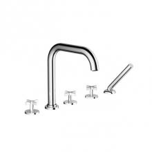 Santec 3955CX10-TM - TRIM - Roman Tub Filler with Hand Shower