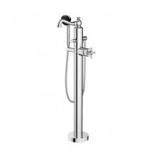 Santec 4994HD10-TM - TRIM - Floor Mount Tub Filler with Hand Shower