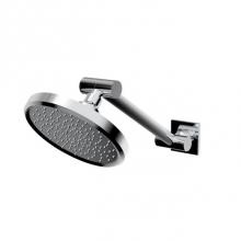 Santec 70240710 - 6'' Single Function Showerhead with Adjustable Arm and Flange