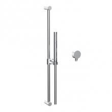 Santec 70847510 - Hand Shower with Slide Bar and Supply Elbow