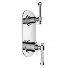 Santec 7196AT10-TM - TRIM (Shared Function) - 1/2'' Thermostatic Trim with Volume Control and 2-Way Diverter