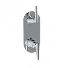 Santec 7199BE10-TM - TRIM (Non-Shared Function) - 1/2'' Thermostatic Trim with Volume Control and 3-Way Diver