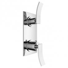 Santec 7199CU10-TM - TRIM (Non-Shared Function) - 1/2'' Thermostatic Trim with Volume Control and 3-Way Diver