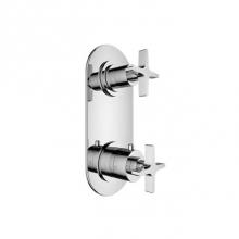Santec 7196CX10-TM - TRIM (Shared Function) - 1/2'' Thermostatic Trim with Volume Control and 2-Way Diverter