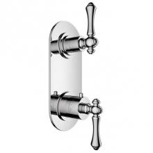 Santec 7199GL10-TM - TRIM (Non-Shared Function) - 1/2'' Thermostatic Trim with Volume Control and 3-Way Diver
