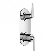 Santec 7199HO10-TM - TRIM (Non-Shared Function) - 1/2'' Thermostatic Trim with Volume Control and 3-Way Diver
