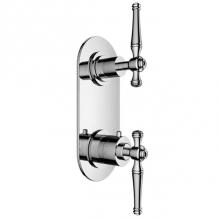 Santec 7199KL10-TM - TRIM (Non-Shared Function) - 1/2'' Thermostatic Trim with Volume Control and 3-Way Diver