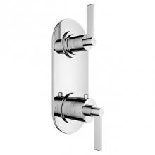 Santec 7199LZ10-TM - TRIM (Non-Shared Function) - 1/2'' Thermostatic Trim with Volume Control and 3-Way Diver