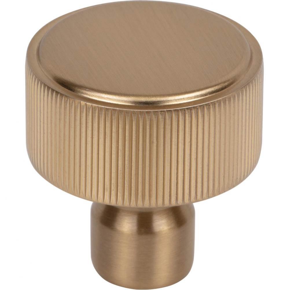 Dempsey Round Knob 1 1/4 Inch Honey Bronze