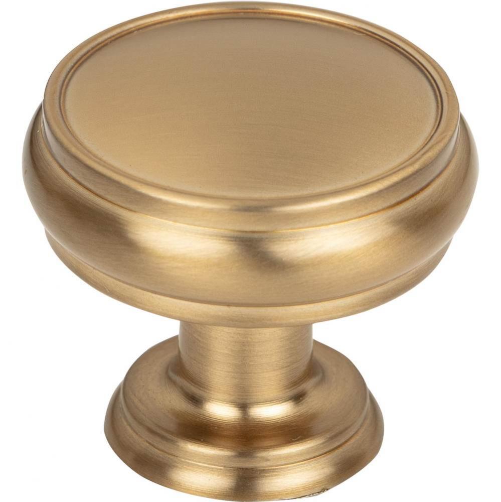 Eden Knob 1 3/8 Inch Honey Bronze