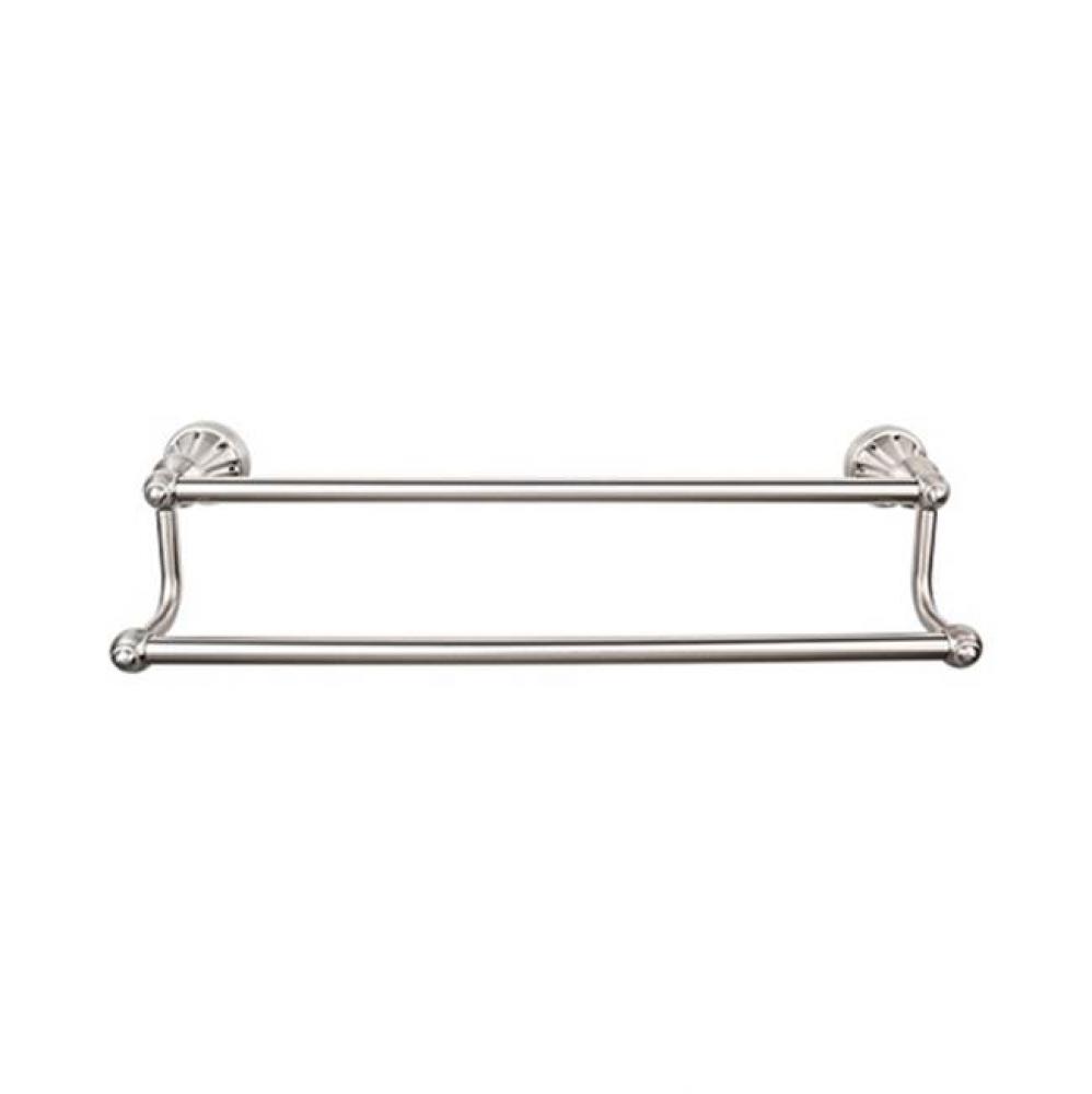 Hudson Bath Towel Bar 18 Inch Double Brushed Satin Nickel