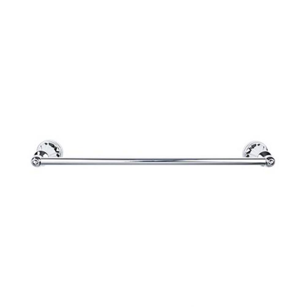 Hudson Bath Towel Bar 24 Inch Single Polished Chrome