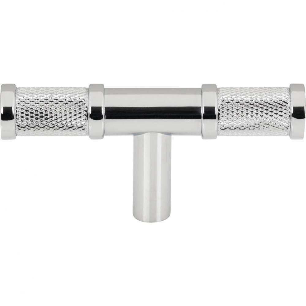 Burnham T-Knob 3 Inch Polished Chrome