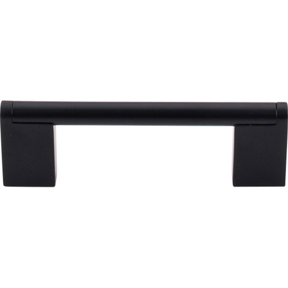 Princetonian Bar Pull 3 3/4 Inch (c-c) Flat Black