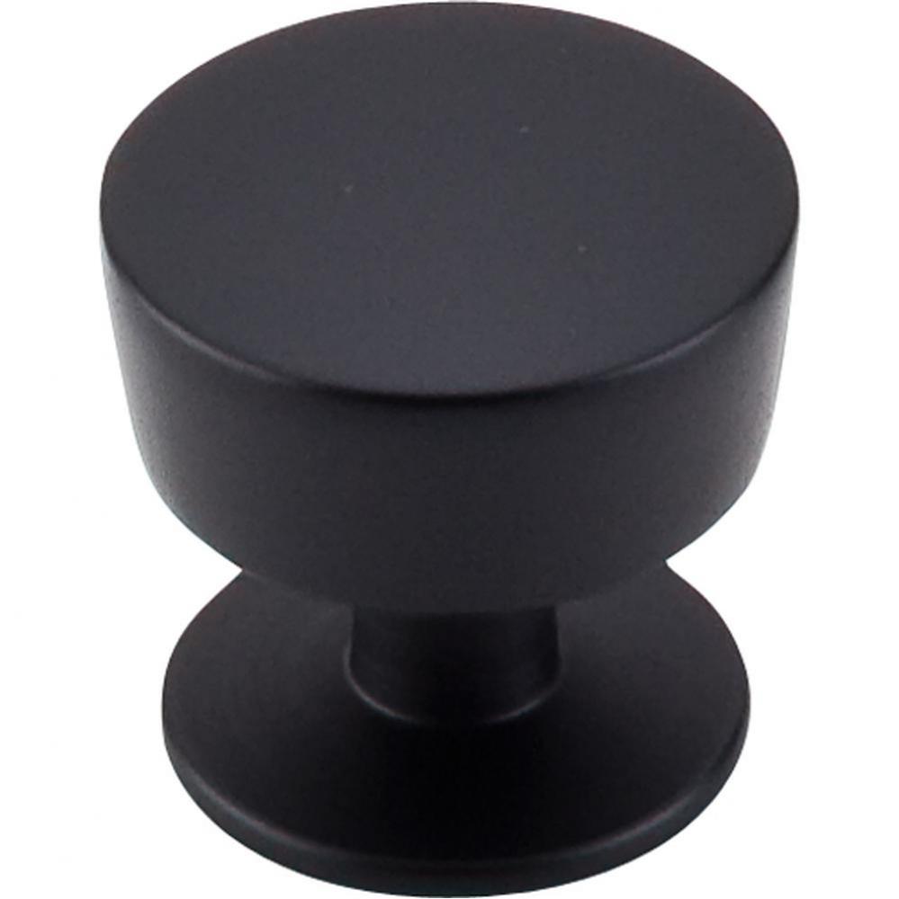 Essex Knob 1 3/16 Inch Flat Black