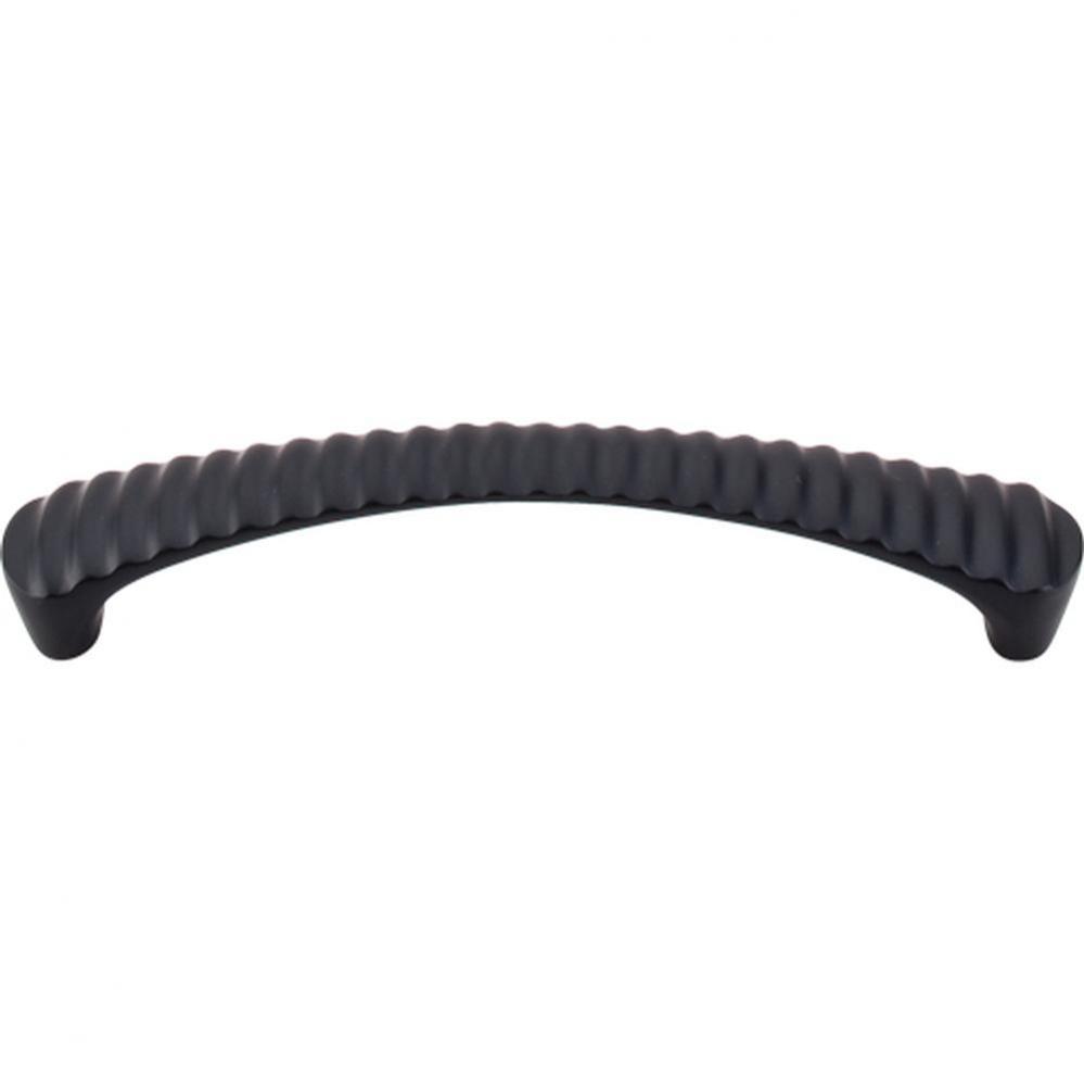 Grooved Pull 5 1/16 Inch (c-c) Flat Black