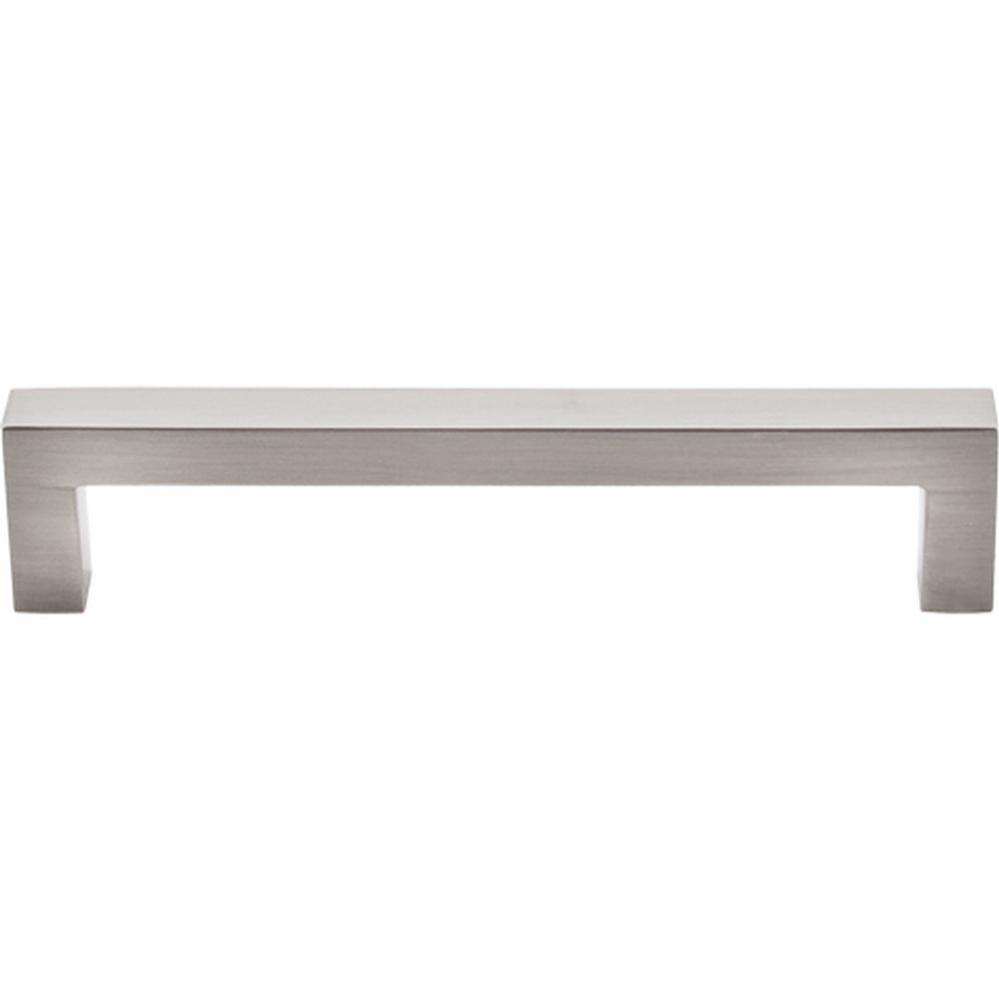 Square Bar Pull 5 1/16 Inch (c-c) Brushed Satin Nickel