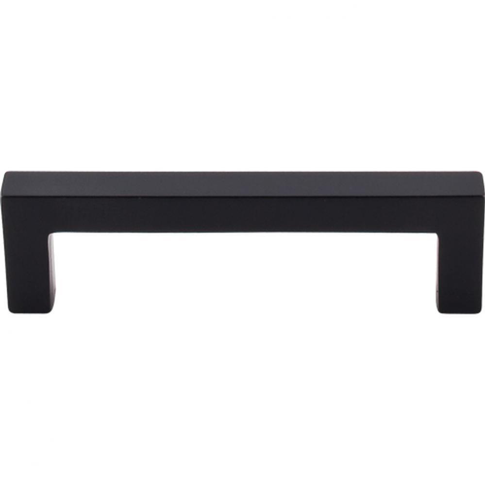 Square Bar Pull 3 3/4 Inch (c-c) Flat Black