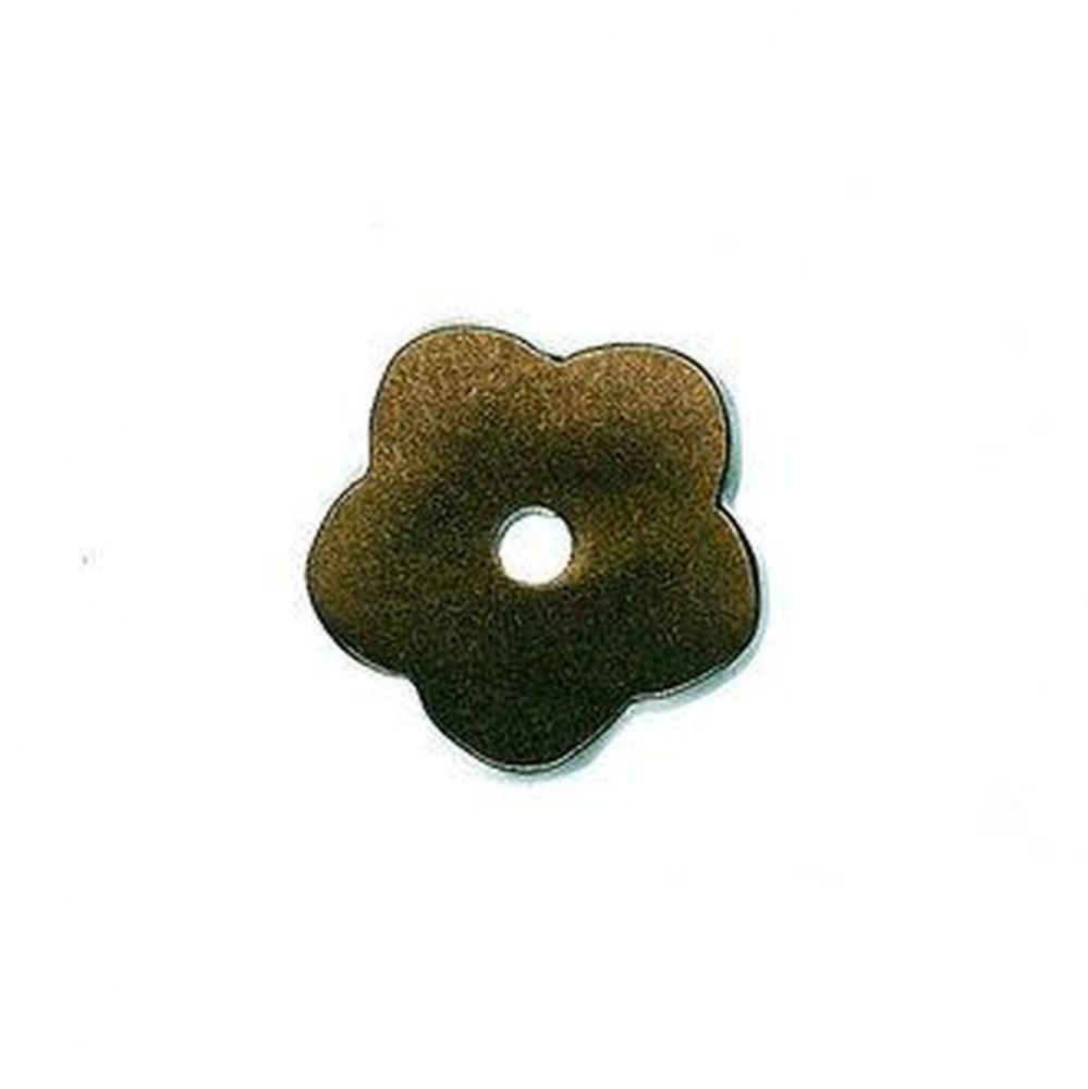 Aspen Flower Backplate 1 Inch Light Bronze