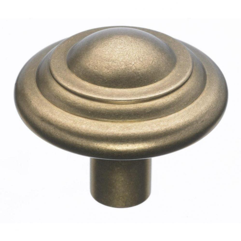 Aspen Button Knob 1 3/4 Inch Light Bronze