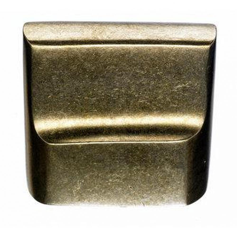 Aspen Flat Sided Knob 7/8 Inch (c-c) Light Bronze
