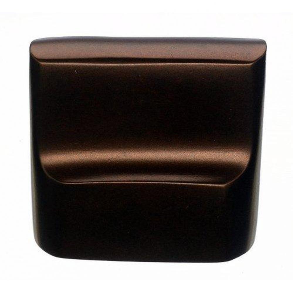 Aspen Flat Sided Knob 7/8 Inch (c-c) Mahogany Bronze