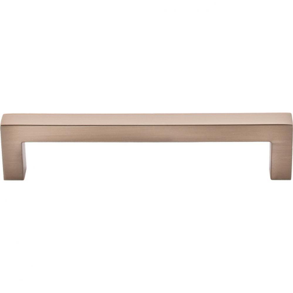 Square Bar Pull 5 1/16 Inch (c-c) Brushed Bronze