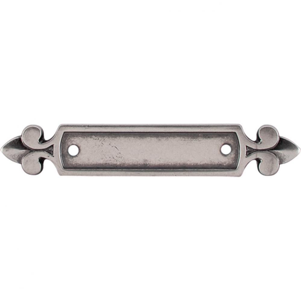 Dover Backplate 2 1/2 Inch Pewter Antique