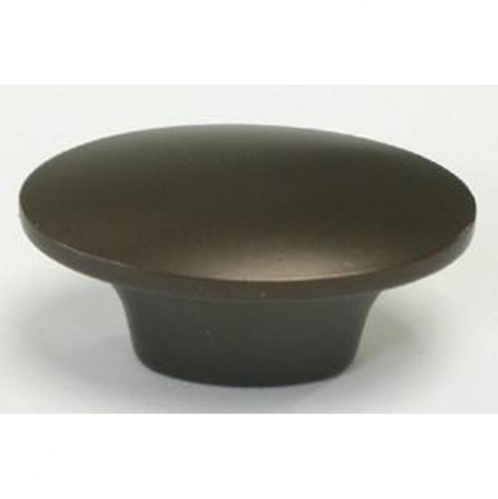 Dakota Oval Knob 1 1/2 Inch Brushed Satin Nickel