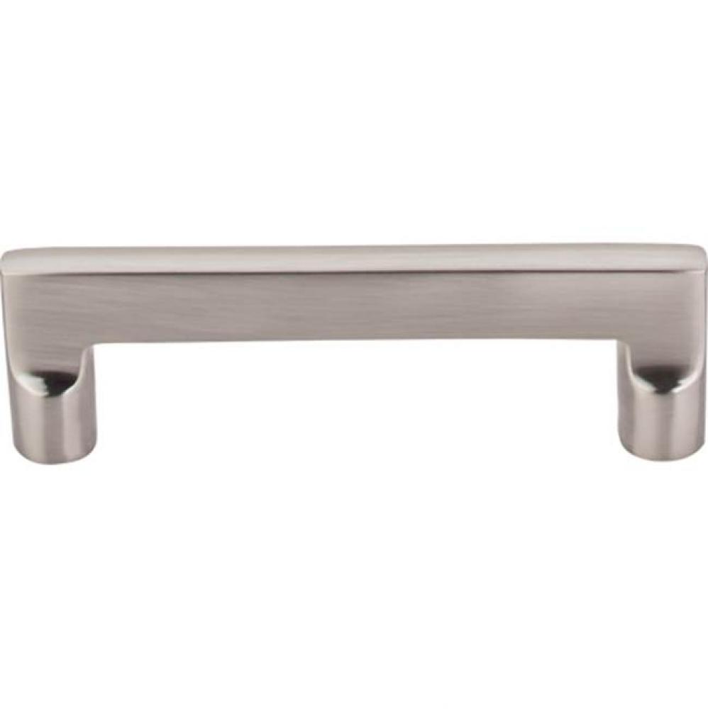 Aspen II Flat Sided Pull 4 Inch (c-c) Brushed Satin Nickel