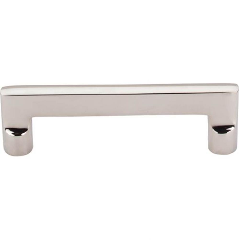 Aspen II Flat Sided Pull 4 Inch (c-c) Polished Nickel