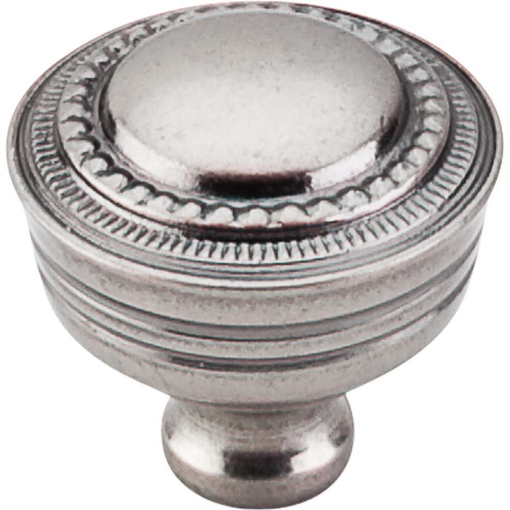Contessa Knob 1 1/4 Inch Pewter Antique